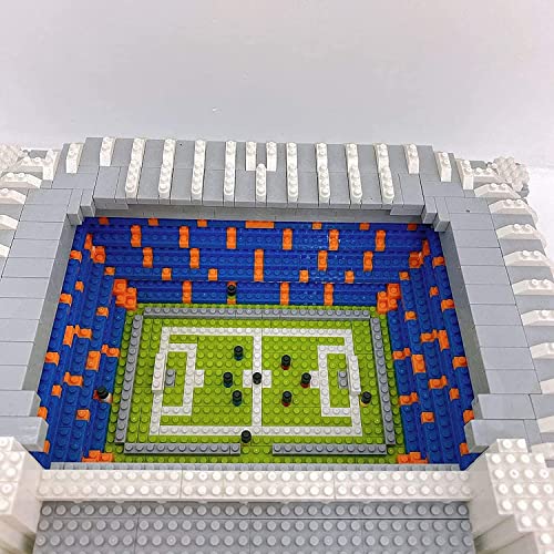 SCZWP8 4575 Piezas Nano Mini Blocks España Real Madrid Soccer Stadium Kit de Modelo arquitectónico Compatible con Lego Boy Girl Regalo de cumpleaños