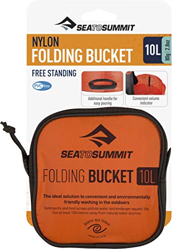 Sea to Summit Folding Bucket 10 litros Accesorios Escalada, Adultos Unisex, Azul, Talla Única