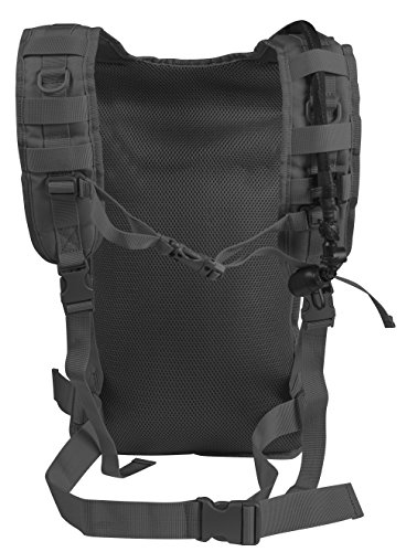 Seibertron Tactical Molle Hydration Carrier Pack Backpack Great for Outdoor Sports of Running Hiking Camping Cycling Motorcycle Fit for 2L or 2.5L Water Bladder(Not Included) Black