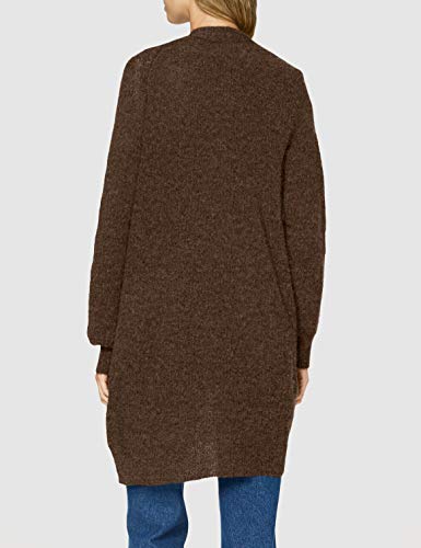 SELECTED FEMME Slflulu LS Knit-Cárdigan Largo Noos Rebeca de Punto, Detalles del tejado: Melange, S para Mujer