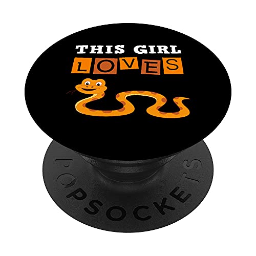 Serpiente de maíz para niñas mujeres que amo serpientes de maíz PopSockets PopGrip Intercambiable