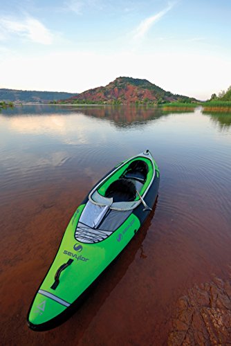 Sevylor Kayak Inflable, Kajak Yukon(TM) KCC380, 390x89 cm, Verde, Talla Única