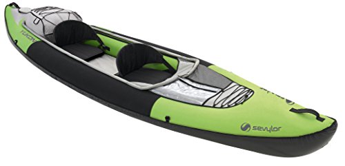 Sevylor Kayak Inflable, Kajak Yukon(TM) KCC380, 390x89 cm, Verde, Talla Única