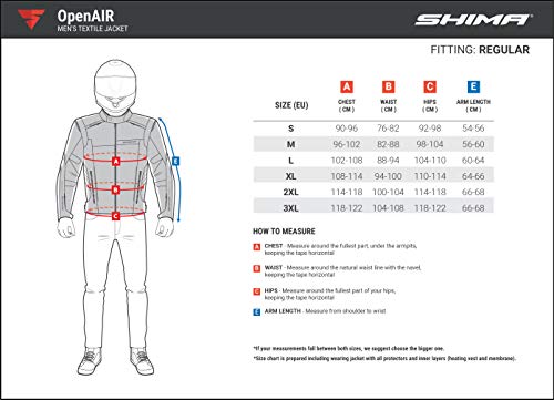 Shima OPENAIR Chaqueta Moto Hombre | Ligera y Transpirable Cazadora Moto Mesh de Verano Hombre con CE Espalda, Hombros, Codos Protecciones, Ajuste de la Anchura (Gris, L)