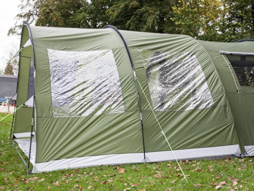 Skandika Zelt Canopy Gotland 6 Gruppenzelt - Tunel para tiendas de campaña, tamaño 450x290x210 cm, color verde