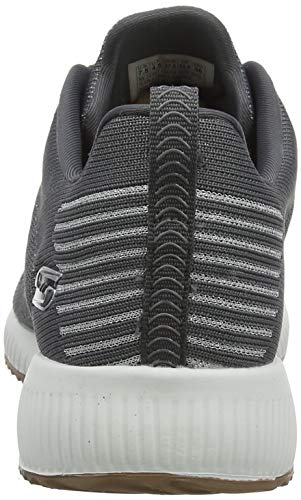 Skechers Bobs Squad-Glam League, Zapatillas Bajas Mujer, Gris (Gray Engineered Knit/Silver Trim Gysl), 39 EU