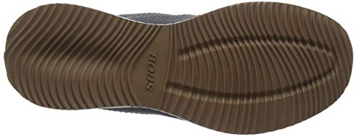 Skechers Bobs Squad-Glam League, Zapatillas Bajas Mujer, Gris (Gray Engineered Knit/Silver Trim Gysl), 39 EU