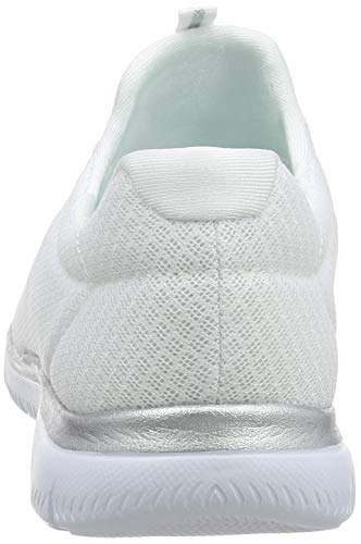 Skechers Summits, Zapatillas de Deporte Mujer, White Silver, 41 EU