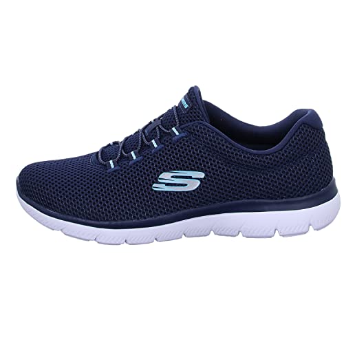 Skechers Summits - Zapatillas Deportivas, Mujer, Azul (Navy), 38 EU