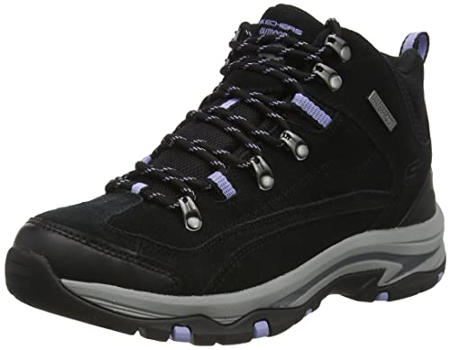 Skechers Trego Alpine Trail, Zapatillas para Caminar Mujer, Black, 38 EU