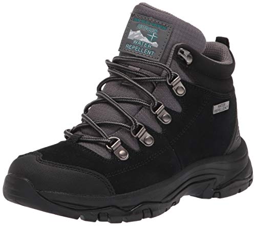 Skechers Trego Alpine Trail, Zapatillas para Caminar Mujer, Negro, 39 EU