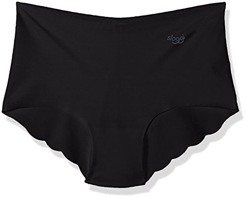 Sloggi Zero Microfibre H Short C2p Braga Alta, Negro (Noir), 38 (Talla del Fabricante: 000S/ S FR) (Pack de 2) para Mujer