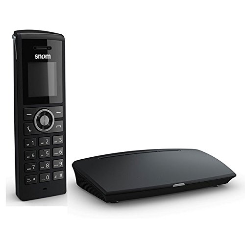 SNOM M325 Wireless (DECT) singlecell Solution, M300 Base Station + M25 handset Package Up to 5 Parallel Calls, Repeater Support M5, UK PSU; 3956