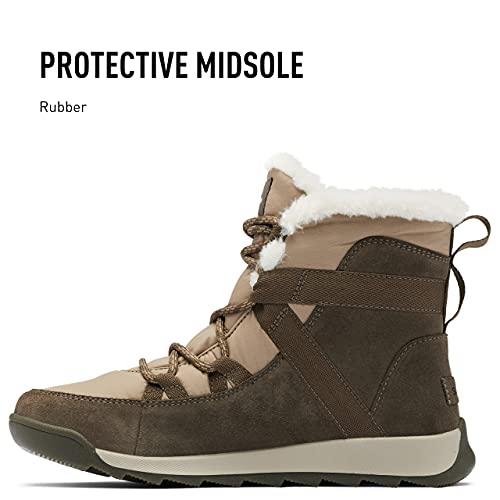 Sorel Botas de Invierno para Mujer WHITNEY II FLURRY WP, Color: Marrón (Major, Omega Taupe), Talla: 41.5