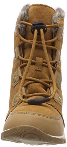 Sorel Youth Whitney Suede, Botas Niñas, Marrón (Elk/Natural 286), 18 EU