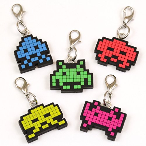 Space Invader Zipper Pulls by Space Invaders