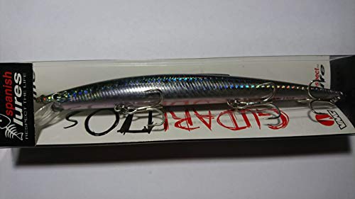 Spanish Lures Gudari 170 S, Slow Sinking 170 mm 30 g, Color Real Sardina, Minnow de Spinning