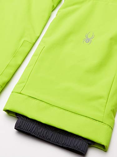 Spyder Propulsion Pantalón, Unisex niños, Sharp Lime, 16 Años