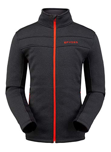 Spyder Wengen Encore Capa intermedia, Hombre, Black, XL