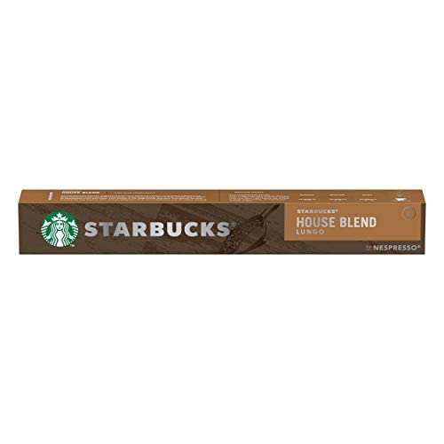 STARBUCKS House Blend By Nespresso Cápsulas de café tostado medio 80 cápsulas (8 x 10)