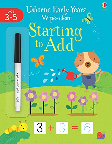 Starting To Add (Usborne Early Years Wipe-clean, 12)