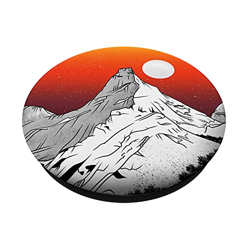 Stetind Mountain Noruega PopSockets PopGrip Intercambiable