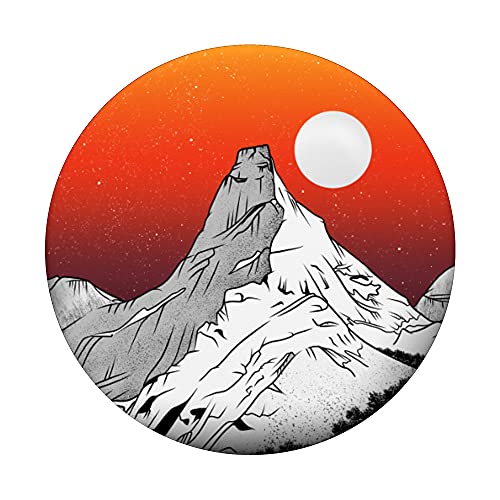 Stetind Mountain Noruega PopSockets PopGrip Intercambiable