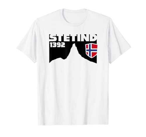 Stetind Tysfjord - Bandera de Noruega Camiseta