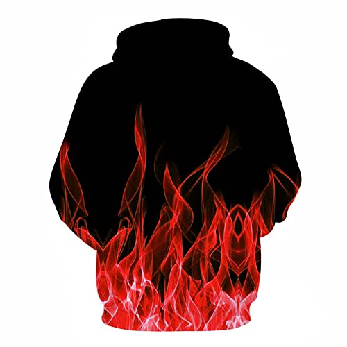 Sudadera Capucha Hombre Moderna Tendencia Moda Cool 3D Llama Estampado Hombre Sudadera Otoño Invierno Suelto Cordón con Bolsillos Hombre Jerseys Diaria Actividad Social Manga Larga