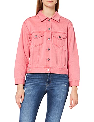 Superdry Boyfriend Trucker M4-Chaqueta Vaquera, Rosa pálido, Small para Mujer