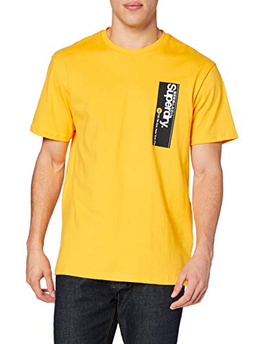 Superdry Cl Transit tee Camiseta, Vara De Oro, XXL para Hombre