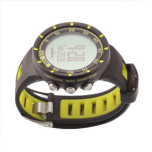 Suunto Quest - Reloj Deportivo (Dot-Matrix, 42.7 x 42.7 x 13.2 mm, 40 g), Color Negro/Amarillo