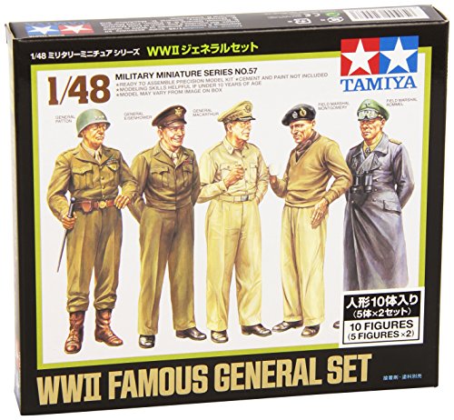 Tamiya 32557 - Set de Generales famosos de la II Guerra Mundial - escala 1/48