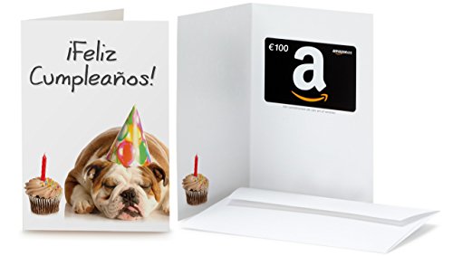 Tarjeta Regalo Amazon.es - €100 (Tarjeta de felicitación Cumpleaños Buldog)