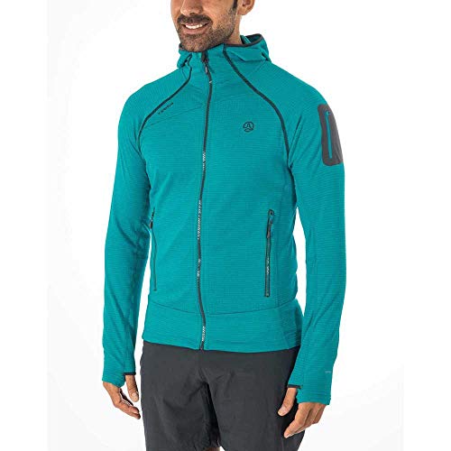 Ternua Dulau Jacket - Forro polar para hombre, color Deep Curacao, tamaño large