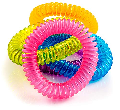 The Body Source Pulseras Repelentes de Mosquitos, 10 unidades - Repelente para Exterior y Deportes. Pulsera para Niños y Adultos, Resistente al agua, 10 días de protección, 100% libre de DEET