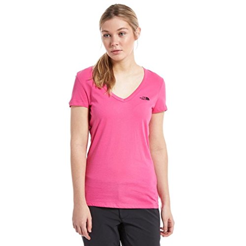 The North Face Kurzärmliges Shirt Simple Dome - Camiseta de Fitness para Mujer, Color Rosa, Talla S