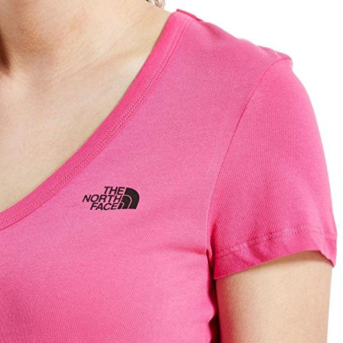 The North Face Kurzärmliges Shirt Simple Dome - Camiseta de Fitness para Mujer, Color Rosa, Talla S