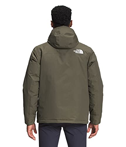 The North Face - Parka Cypress para Hombre con Diseño Militar- Verde, M