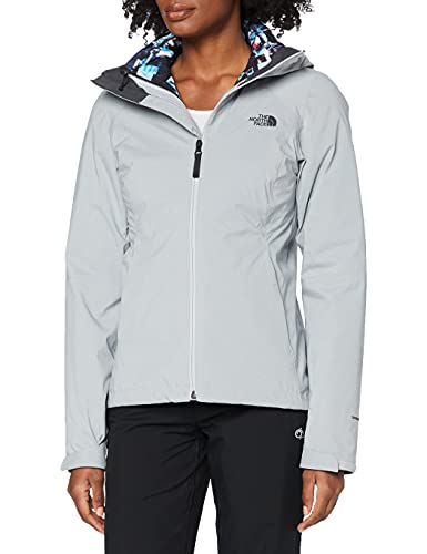 The North Face W Tri Jkt Chaqueta Thermoball Triclimate, Mujer, TNF Light Grey Heather, XL