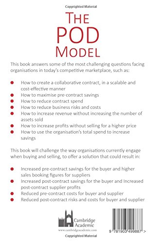 The Pod Model: The Mutually-Beneficial Model for Buyers and Suppliers Which Enables an Increase in Profit Through Commercial Collaboration