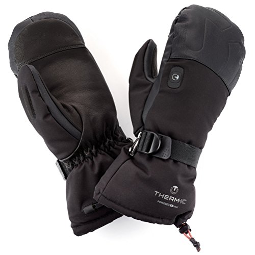 Therm-ic Pow - Guantes calefactables, otoño/Invierno, Unisex Adulto, Color Negro, tamaño Extra-Large