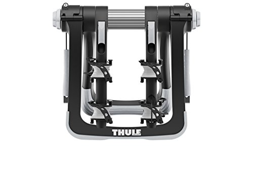 Thule RaceWay 2, Cómodo portabicicletas colgante de portón, resistente y seguro para la mayoría de los tipos de vehículos (para 2 bicicletas).