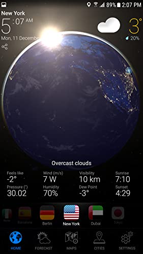 Tiempo Ahora - Locales en Pronóstico del Tiempo, Temperatura, alertas, Tierra 3D, Widget para España y el Mundo