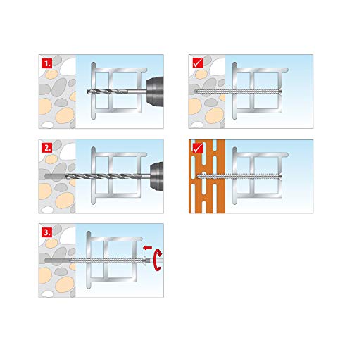 TOX Tornillo para marcos de ventanas Window Pro SK 7,5 x 132 mm, 100 piezas, 09110139