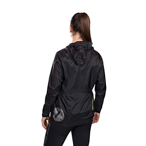 Trangoworld Atea Chaqueta, Mujer, Negro/Verde Lima, M