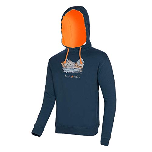 Trangoworld Blue Mountain Sudadera, Hombre, Azul Petroleo, S