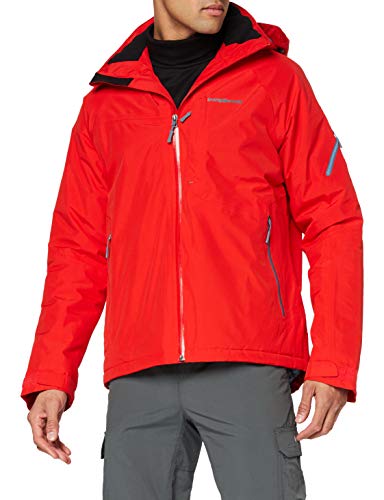 Trangoworld Goyder Termic, Chaqueta para Hombre, Rojo -7D0/ Rojo Fuego, S