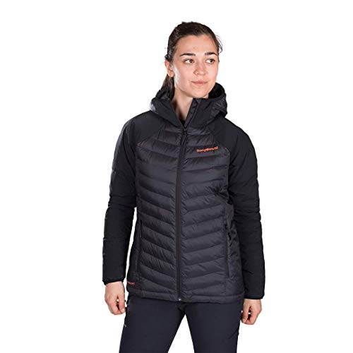 Trangoworld Mussara Chaqueta, Mujer, Negro/Negro, XL