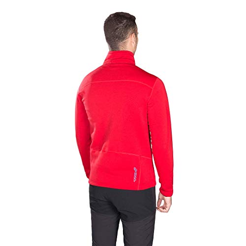 TRANGOWORLD Pullover TRX2 Stretch Pro, Rojo Oscuro/Rojo, M para Hombre